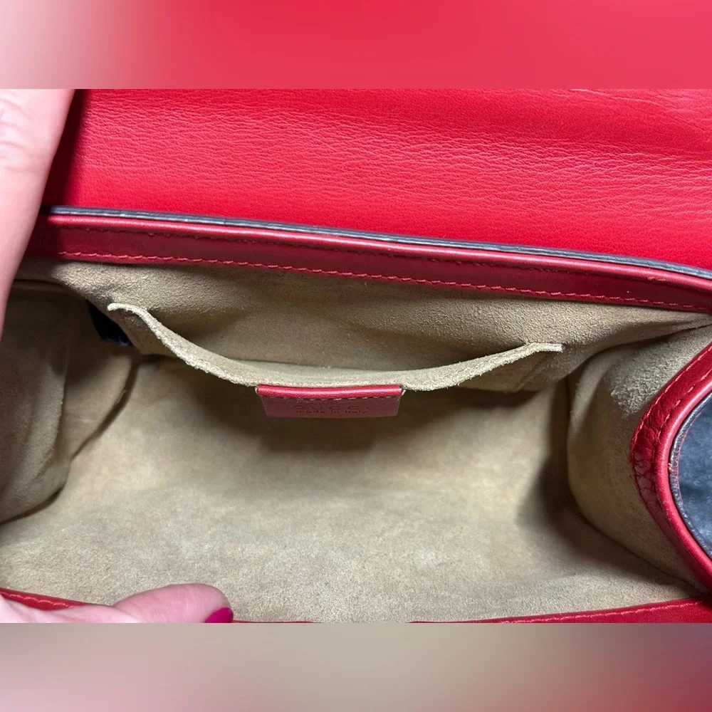 Gucci Supreme padlock small shoulder/crossbody bag